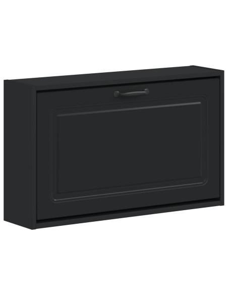 Armadio per Scarpe da Muro UTRECHT 71 x 17 x 43 cm Nero