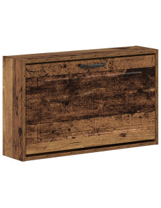 Armadio per Scarpe da Muro UTRECHT 71 x 17 x 43 cm Legno antico