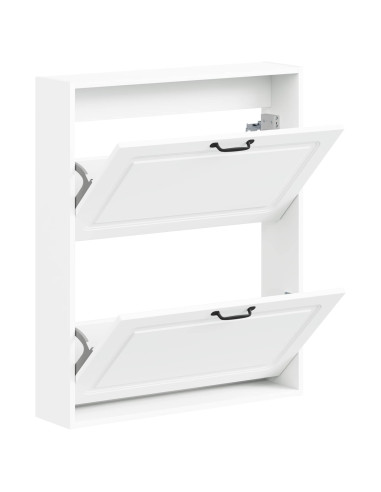 Mobiletto per Scarpe da Muro UTRECHT 71 x 17 x 86 cm Bianco