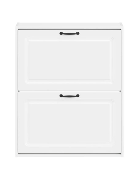 Mobiletto per Scarpe da Muro UTRECHT 71 x 17 x 86 cm Bianco