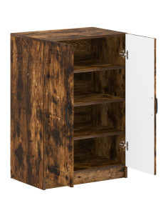 Mobile per scarpe UTRECHT 59,5 x 39,5 x 87 cm Rovere Fumo 2