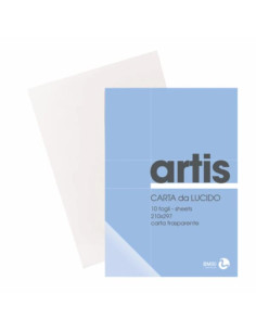 CF25 CARTA LUCIDA 10FG 21X29,7 CM