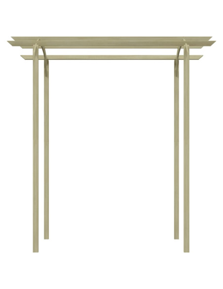 Pergola da Giardino Legno di Pino Impregnato 180x197x210 cm
