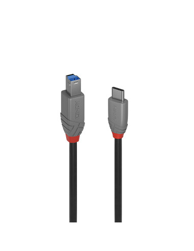 Lindy 36665 cavo USB USB 3.2 Gen 1 (3.1 Gen 1) 0,5 m USB C USB B Nero