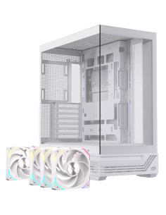 CASE ATX GAMING S800RGBWH ATX RGB BK  GAMING WH 4 X RGB FANS