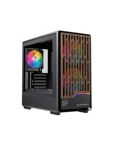 CASE MICROATX GAMING PM400RGBBK MICROATX/ITX BLACK 3 X RGB FANS