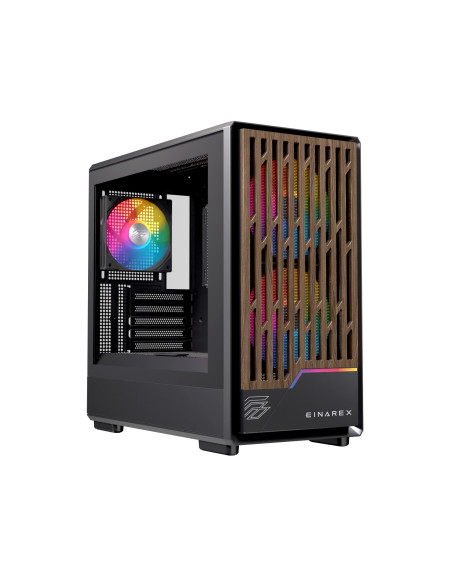 CASE MICROATX GAMING PM400RGBBK MICROATX/ITX BLACK 3 X RGB FANS