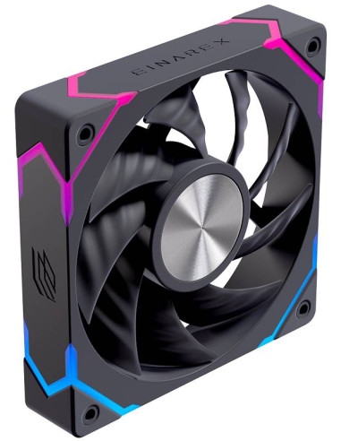 VENTOLA PER CASE CASE 120MM RGB BK OTTIMIZZATA PER CASE AIRFLOW BLACK