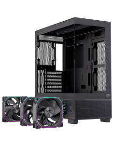 CASE MATX GAMING S501D RGB BLACK MATX RGB BK  GAMING 3 X RGB FANS