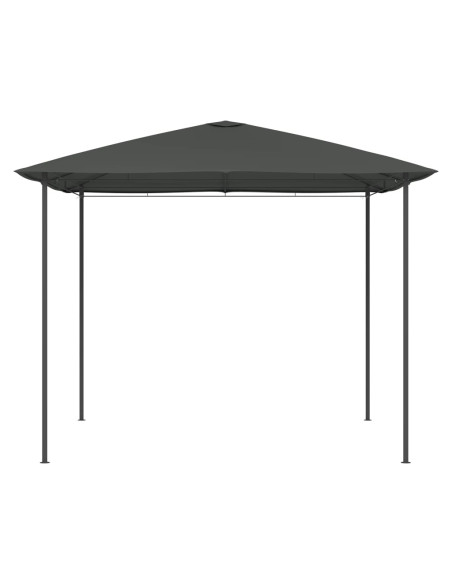 Gazebo 3x3x2,6 m Antracite 160 g/m²
