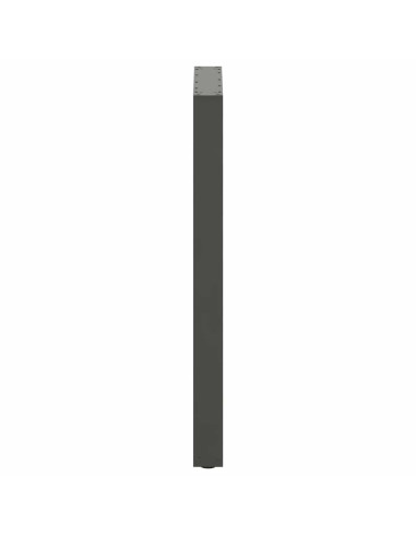 Gambe per tavolo da bar a forma di U 2 pz Antracite 60x(100-101) cm Acciaio