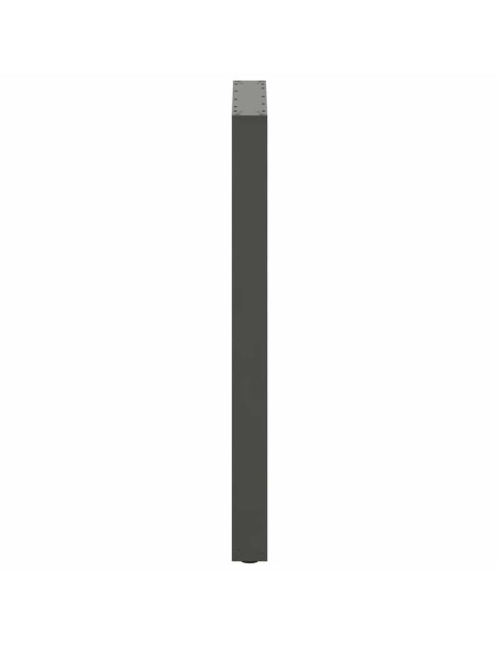 Gambe per tavolo da bar a forma di U 2 pz Antracite 60x(100-101) cm Acciaio