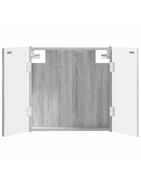 Armadio per Dartboard DELFT Sonoma grigio 52,5 x 10,5 x 53,5 cm
