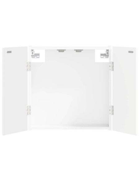Armadio per Dartboard DELFT Bianco Lucido 52,5 x 10,5 x 53,5 cm