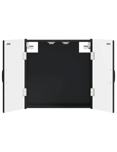 Armadio per Dartboard HAARLEM Nero 52,5 x 10,5 x 53,5 cm