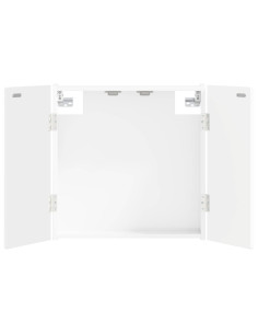 Armadio per Dartboard ARNHEM Bianco Lucido Legno ingegnerizzato