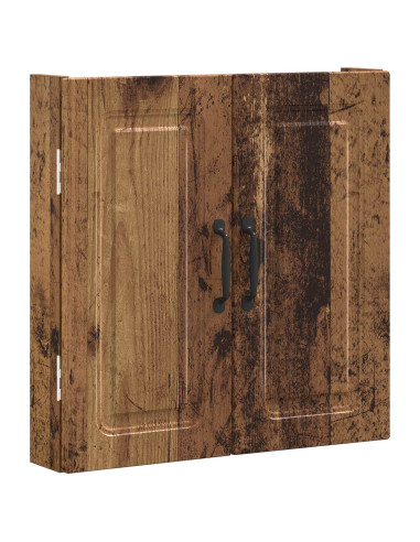 Armadio per Dartboard UTRECHT Legno antico Legno ingegnerizzato