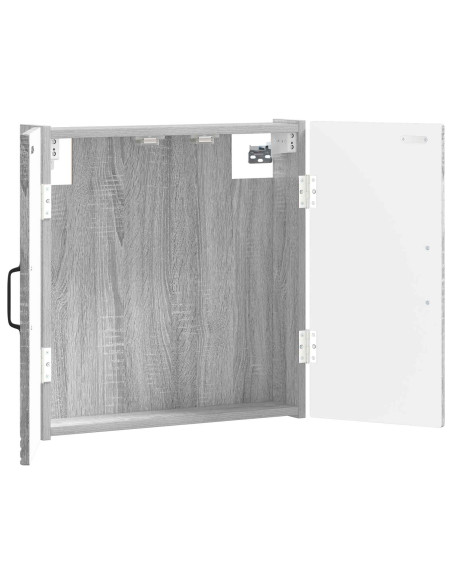 Armadio per Dartboard UTRECHT Sonoma grigio