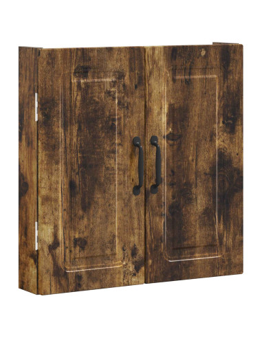 Armadio per Dartboard UTRECHT Rovere Fumo 52,5 x 10,5 x 53,5 cm