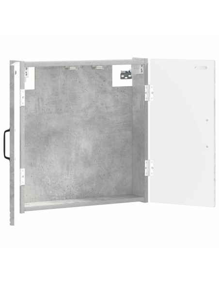 Armadio per Dartboard UTRECHT Grigio Cemento