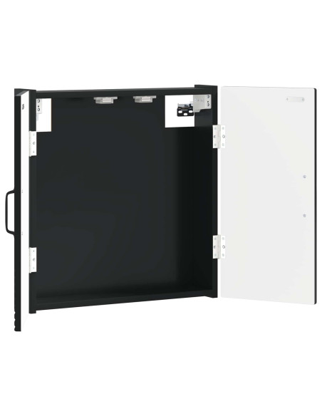 Armadio per Dartboard UTRECHT Nero 52,5 x 10,5 x 53,5 cm