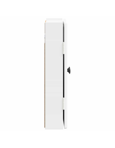 Armadio per Dartboard BREDA Bianco Lucido 52,5 x 10,5 x 53,5 cm