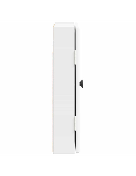 Armadio per Dartboard BREDA Bianco Lucido 52,5 x 10,5 x 53,5 cm