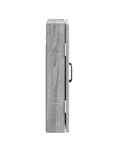 Armadio per Dartboard HOORN Sonoma grigio 52,5 x 10,5 x 53,5 cm