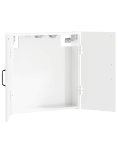 Armadio per Dartboard HOORN Bianco Lucido 52,5 x 10,5 x 53,5 cm 2