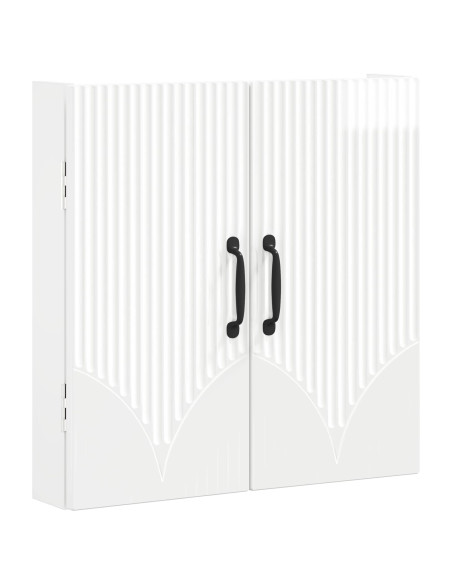 Armadio per Dartboard HOORN Bianco Lucido 52,5 x 10,5 x 53,5 cm