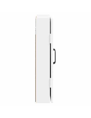 Armadio per Dartboard HOORN Bianco Lucido 52,5 x 10,5 x 53,5 cm