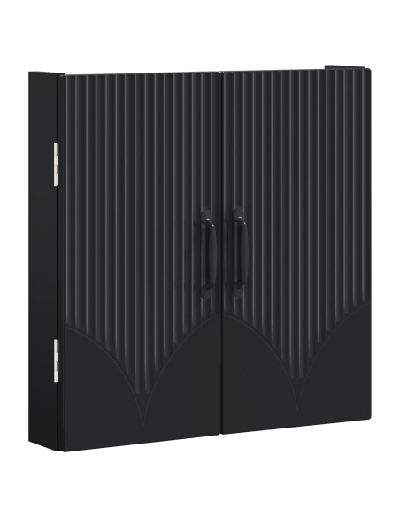 Armadio per Dartboard HOORN Nero 52,5 x 10,5 x 53,5 cm