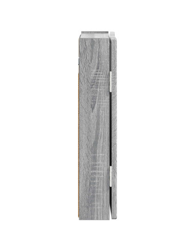 Armadio per Dartboard DELFT Sonoma grigio 52,5 x 10,5 x 53,5 cm