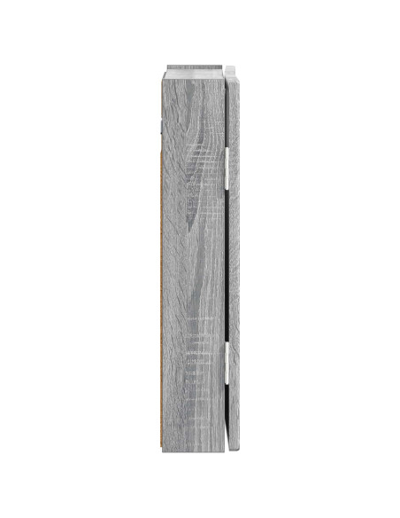 Armadio per Dartboard DELFT Sonoma grigio 52,5 x 10,5 x 53,5 cm