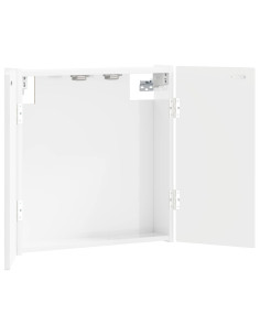 Armadio per Dartboard DELFT Bianco Lucido 52,5 x 10,5 x 53,5 cm 2