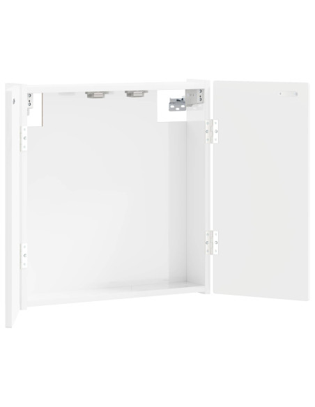 Armadio per Dartboard DELFT Bianco Lucido 52,5 x 10,5 x 53,5 cm
