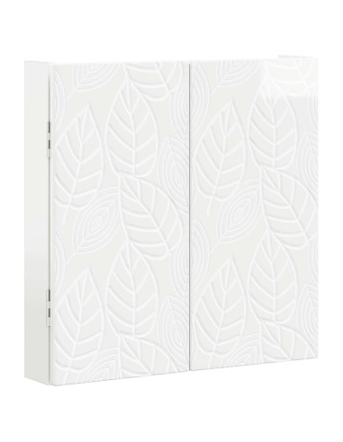 Armadio per Dartboard DELFT Bianco Lucido 52,5 x 10,5 x 53,5 cm