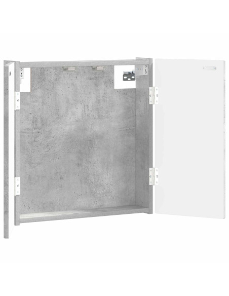 Armadio per Dartboard DELFT Grigio Cemento Legno ingegnerizzato