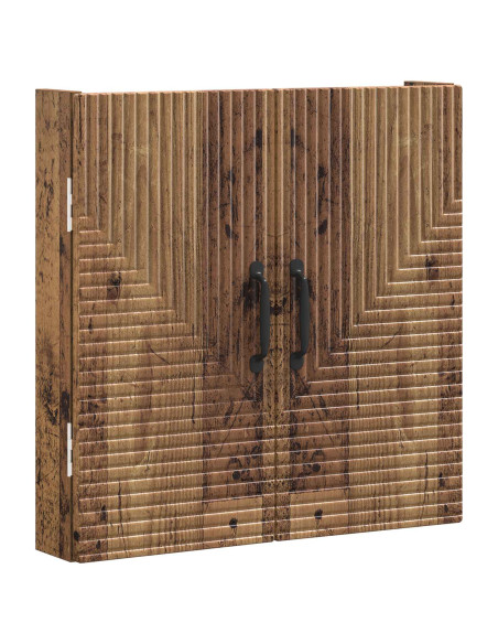 Armadio per Dartboard HAARLEM Legno antico Legno ingegnerizzato