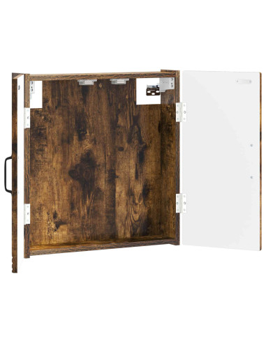 Armadio per Dartboard HAARLEM Rovere Fumo 52,5 x 10,5 x 53,5 cm