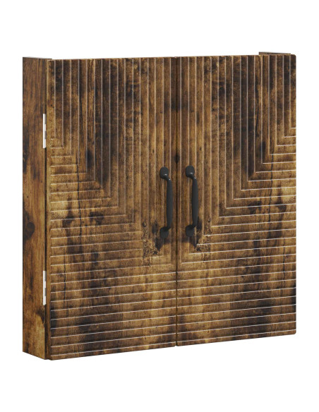 Armadio per Dartboard HAARLEM Rovere Fumo 52,5 x 10,5 x 53,5 cm