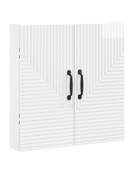 Armadio per Dartboard HAARLEM Bianco Lucido