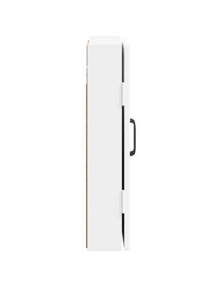 Armadio per Dartboard HAARLEM Bianco Lucido