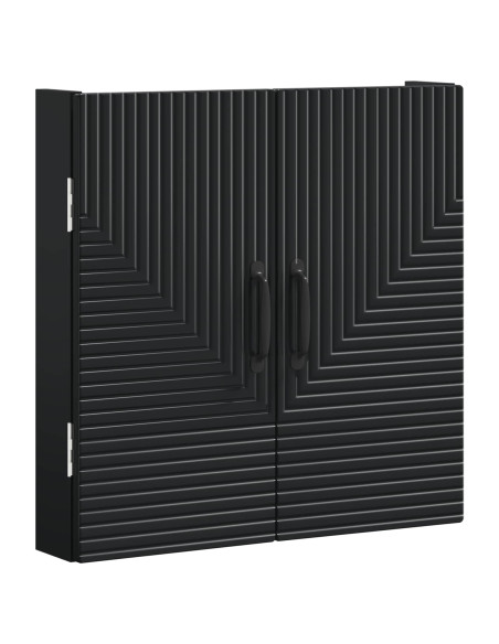 Armadio per Dartboard HAARLEM Nero 52,5 x 10,5 x 53,5 cm