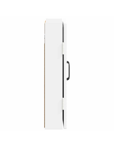 Armadio per Dartboard HAARLEM Bianco 52,5 x 10,5 x 53,5 cm