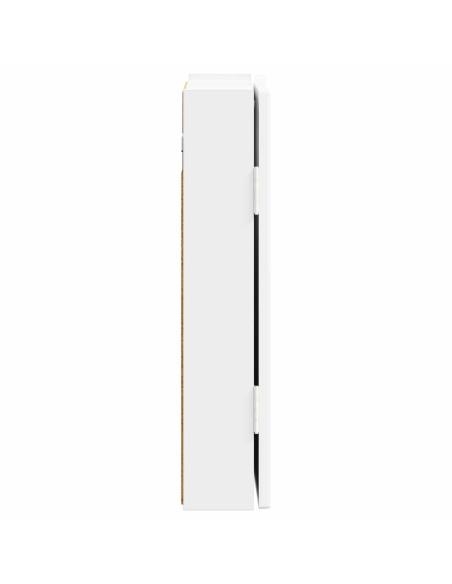 Armadio per Dartboard ARNHEM Bianco Lucido Legno ingegnerizzato