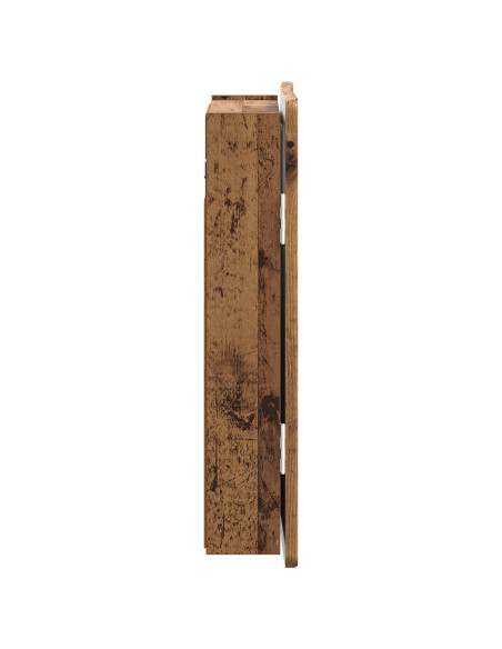 Armadio per Dartboard ZWOLLE Legno antico 52,5 x 10,5 x 57,5 cm