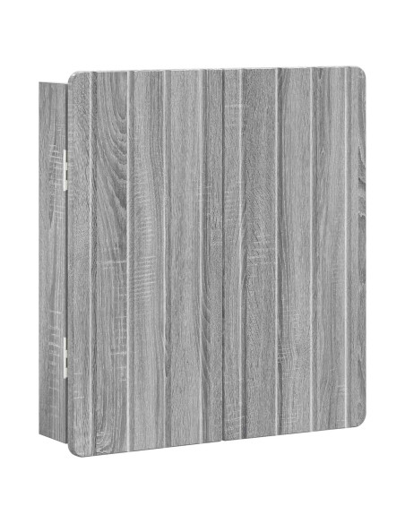 Armadio per Dartboard ZWOLLE Sonoma grigio Legno ingegnerizzato