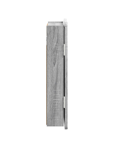 Armadio per Dartboard ZWOLLE Sonoma grigio Legno ingegnerizzato