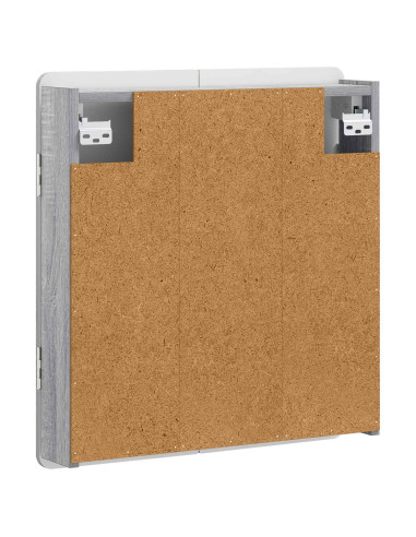 Armadio per Dartboard ZWOLLE Sonoma grigio Legno ingegnerizzato